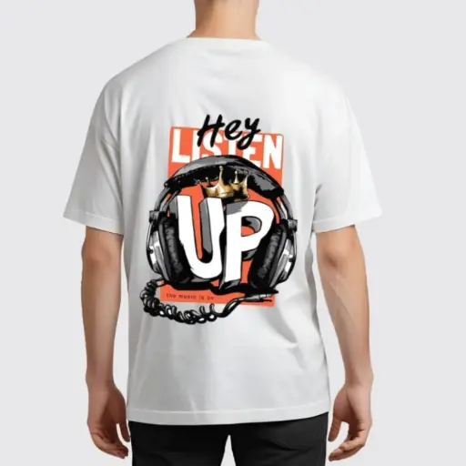 Crown Headphones Graphic T-Shirt